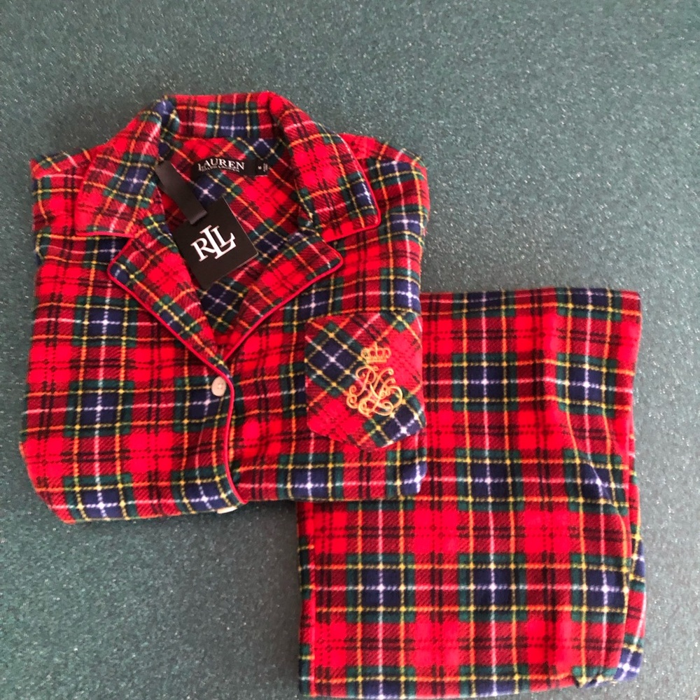 Ralph Lauren, red plaid pajamas